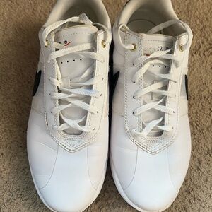 Nike Cortez G Golf Shoes Women’s Size 7.5 CI1670 101 White Black